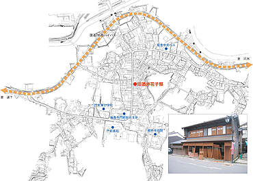 酒井花子邸 案内図